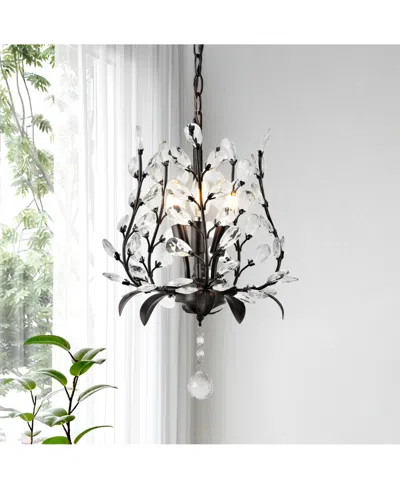 Jonathan Y Adoria 12" 3-light Contemporary Bohemian Iron, Acrylic Led Pendant