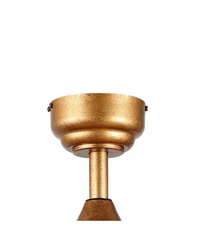 Jonathan Y Erin 52" 3-light Rustic Farmhouse Iron, Wood Bead Mobile-app, Remote-controlled Led Ceiling Fan