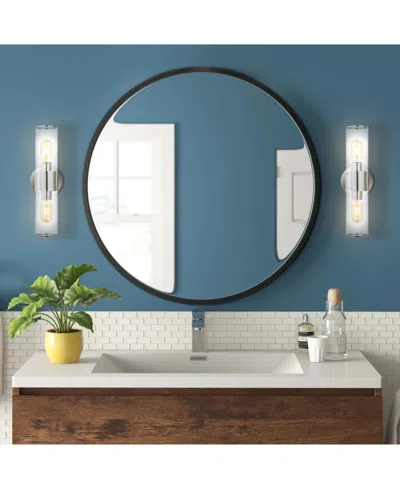 Jonathan Y Quinn 15.5" 2-light Mid-century Modern Iron, Acrylic Led Sconce