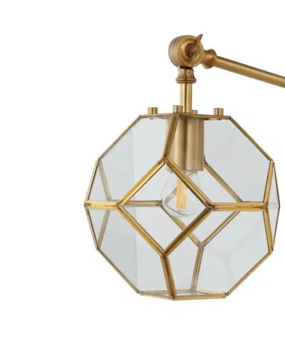 Jonathan Y Honeycomb 7.5" 1-light Modern Contemporary Arm-adjustable Iron, Glass Led Sconce