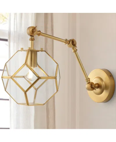 Jonathan Y Honeycomb 7.5" 1-light Modern Contemporary Arm-adjustable Iron, Glass Led Sconce