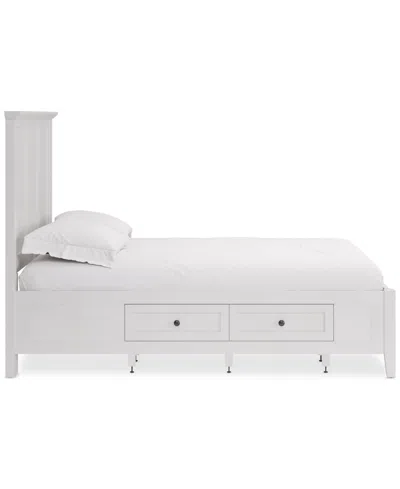 Macy's Hedworth King Storage Bed In White