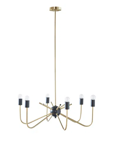 Hampton Hill Alexis 6 Light Two Tone Chandelier