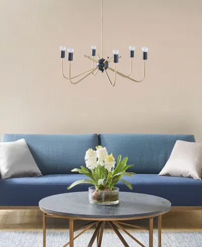 Hampton Hill Alexis 6 Light Two Tone Chandelier