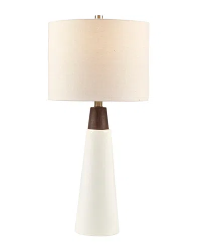 Ink+ivy Tristan Ceramic With Wood Table Lamp