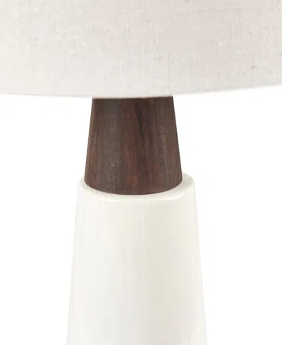 Ink+ivy Tristan Ceramic With Wood Table Lamp
