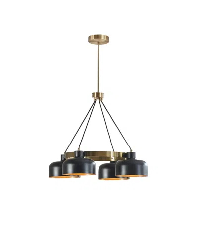 Ink+ivy Abbott 4-light Metal Shade Chandelier In Multi