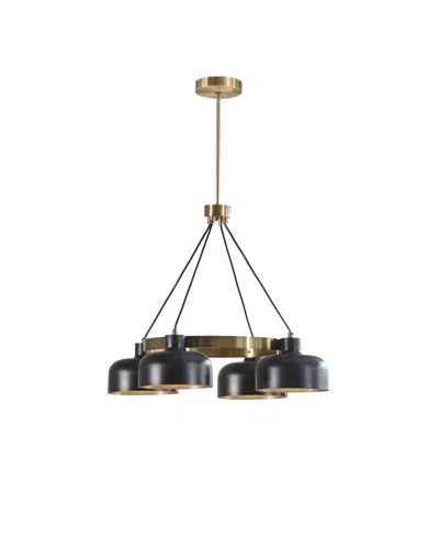 Ink+ivy Abbott 4-light Metal Shade Chandelier In Multi