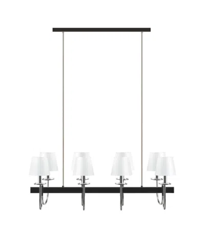 Hampton Hill Fairmount Drum Shades 8-light Traditional Chandelier In Multi