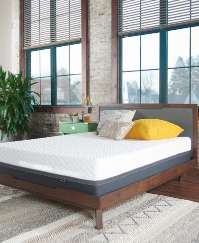 12park 12 Park 13" Ultra Deluxe Gel Memory Foam Plush Mattress- Queen In Transparent