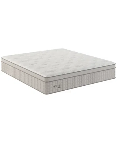 12park Evaya 12" Bliss Plush Euro Top Mattress In A Box In Transparent