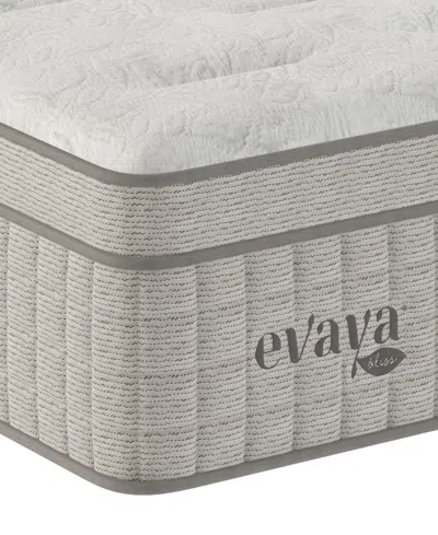 12park Evaya 12" Bliss Plush Euro Top Mattress In A Box In Transparent