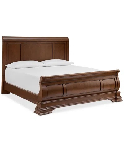 Macy's Nelman Queen Bed 3pc Set (bed, Chest, Nightstand), Created For  In Transparent