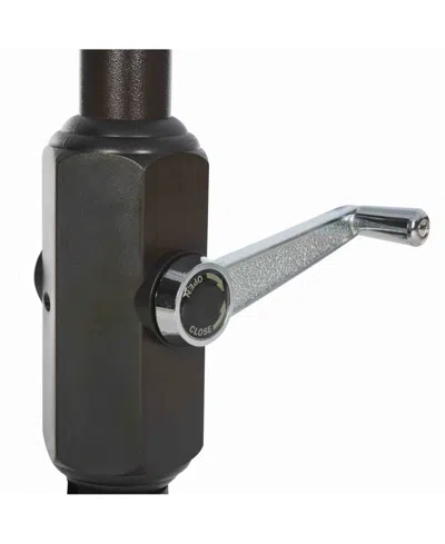 Safavieh Elegant 11' Valance Umbrella In Brown