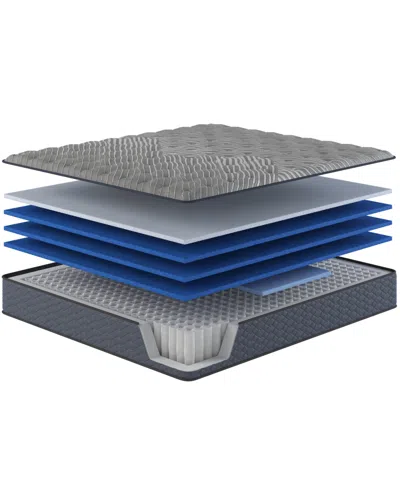 Restonic Waldorf 12.5" Firm Mattress In A Box In Transparent