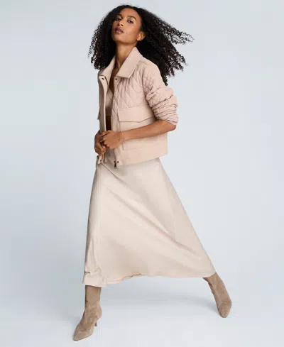 Kenneth Cole Quilted Patch Pocket Jacket In Multi