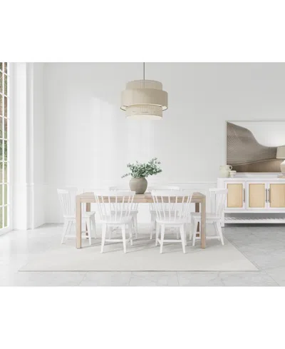 Macy's Closeout! Catriona Wood Side Chair In White