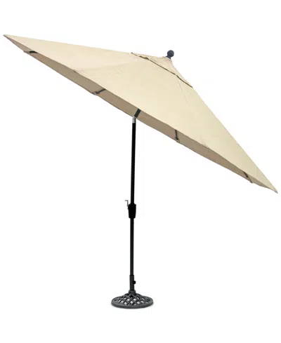 Agio Astaire Outdoor 11' Umbrella + Umbrella Base, Created For Macy's