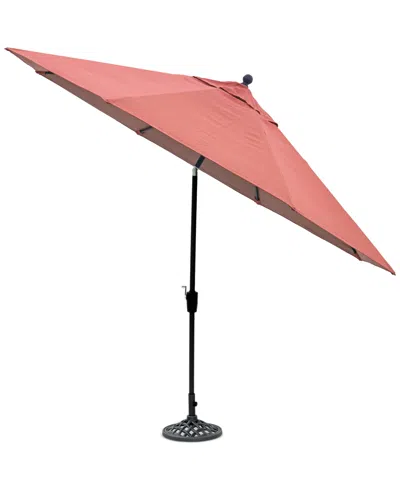 Agio Astaire Outdoor 11' Umbrella + Umbrella Base, Created For Macy's
