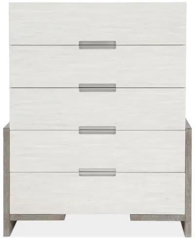 Bernhardt Fantasia 3pc Bedroom Set (california King Bed + Chest + Nightstand) In Transparent