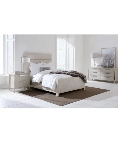 Bernhardt Stratum 3pc Bedroom Set (queen Bed + Dresser + Small Nightstand) In Transparent