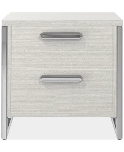 Bernhardt Stratum 3pc Bedroom Set (queen Bed + Dresser + Small Nightstand) In Transparent