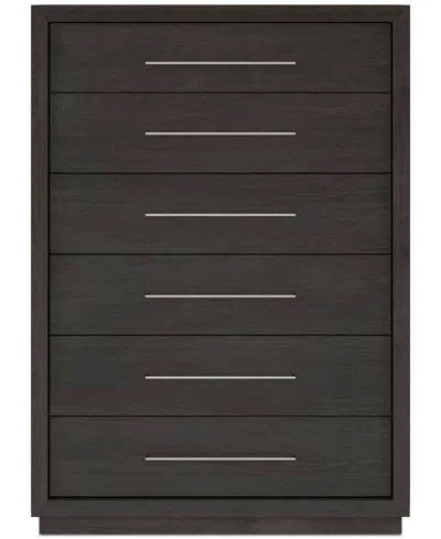 Macy's Tivie 3pc Bedroom Set (canopy Queen Bed + Chest + Nightstand), Created For  In Brown