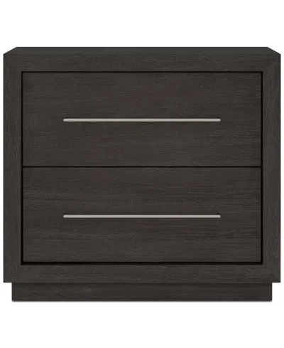 Macy's Tivie 3pc Bedroom Set (queen Canopy Bed + Dresser + Nightstand), Created For  In Brown