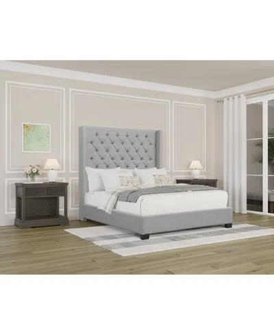 Macy's Thorstein Queen Bed, Created For  In Gray