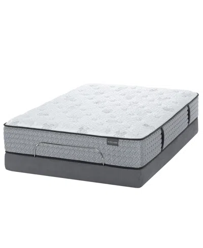 Aireloom Hybrid 13" Plush Mattress Set-twin In Transparent