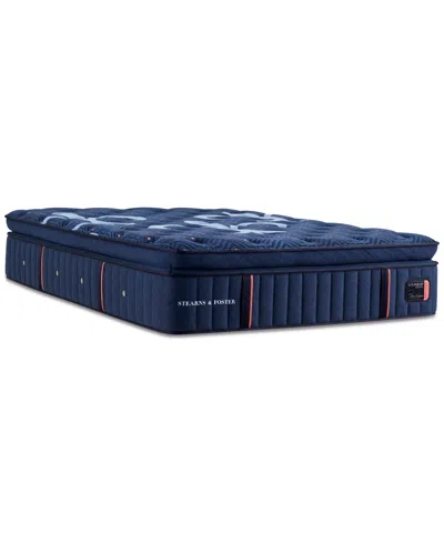 Stearns & Foster Lux Estate 16" Medium Euro Pillowtop Mattress In Transparent