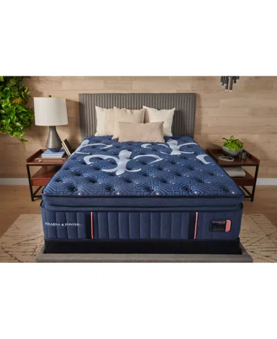 Stearns & Foster Lux Estate 16" Medium Euro Pillowtop Mattress In Transparent