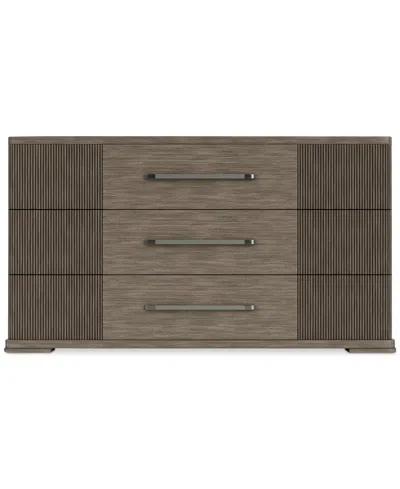 Macy's Frandlyn 3-pc. Queen Bedroom Set (bed, Dresser & Stone Top Nightstand) In Brown