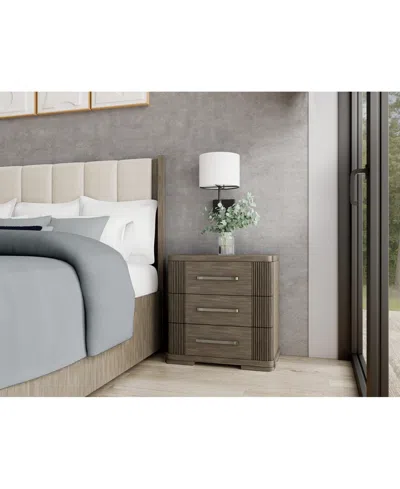 Macy's Frandlyn 3-pc. King Bedroom Set (bed, Dresser & Nightstand) In Brown