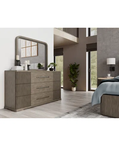 Macy's Frandlyn 3-pc. King Bedroom Set (bed, Dresser & Nightstand) In Brown