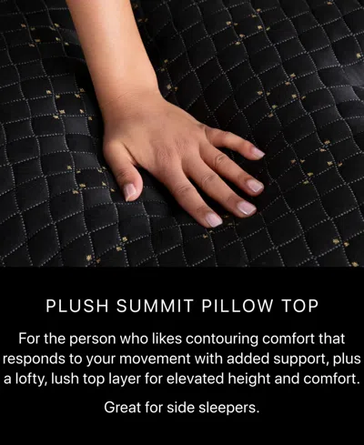 Beautyrest Black Series Four 17.25" Ultra Plush Pillowtop Mattress In Transparent