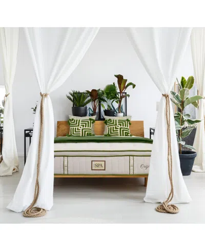 Paramount Nature Spa Jasmine 15" Ultra Plush Eurotop Mattress Set-queen Split, Created For Macy's In Transparent