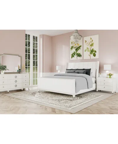 Macy's Warlington Queen Bed In White