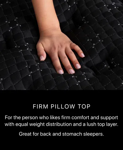 Beautyrest Black Series Three 16.5" Firm Pillowtop Mattress In Transparent