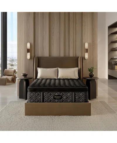 Beautyrest Black Series Four 17.5" Firm Pillowtop Mattress In Transparent