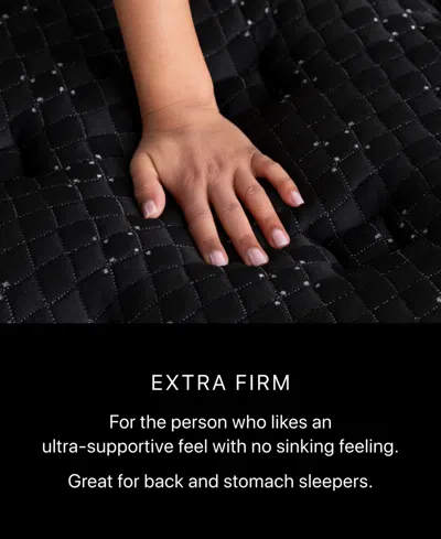 Beautyrest Black Series Three 14.25" Extra Firm Mattress Set- Twin Xl In Transparent