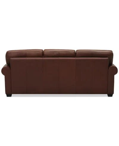 Macy's Norley Leather Sofa, Created For