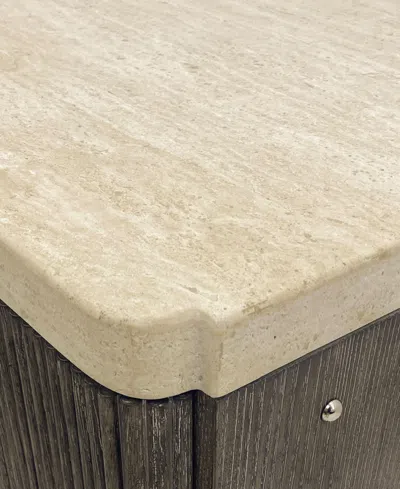 Macy's Frandlyn 3-pc. Queen Bedroom Set (bed, Chest & Stone Top Nightstand) In Brown