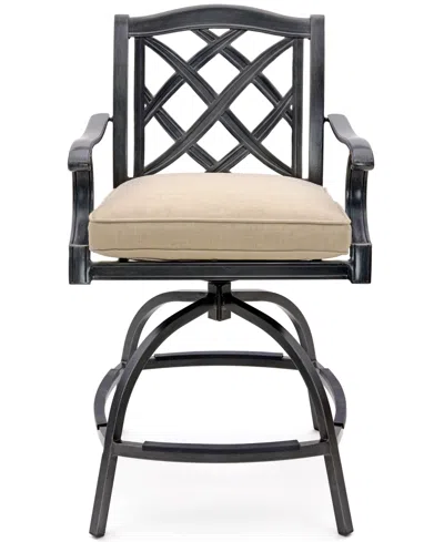 Agio Wythburn Outdoor Firepit Bar Height Bar Stool, Created For Macy's