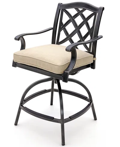 Agio Wythburn Outdoor Firepit Bar Height Bar Stool, Created For Macy's
