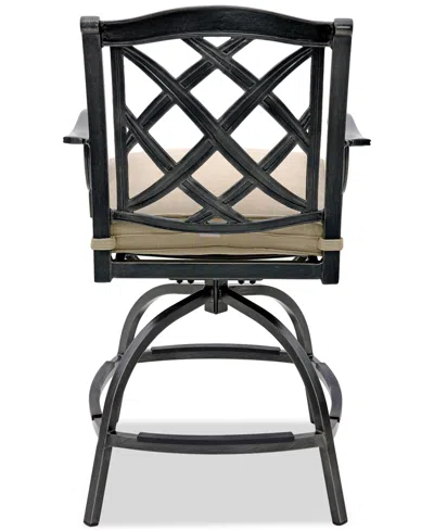 Agio Wythburn Outdoor Firepit Bar Height Bar Stool, Created For Macy's