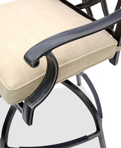 Agio Wythburn Outdoor Firepit Bar Height Bar Stool, Created For Macy's