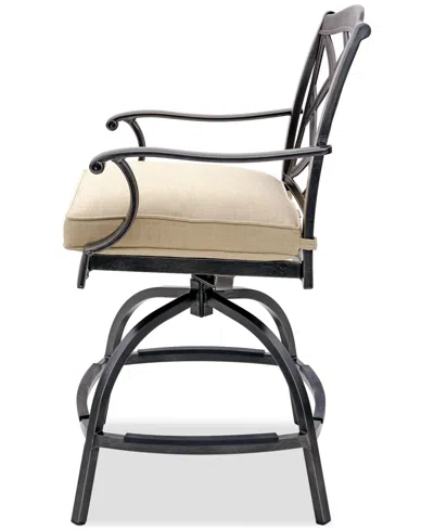 Agio Wythburn Outdoor Firepit Bar Height Bar Stool, Created For Macy's