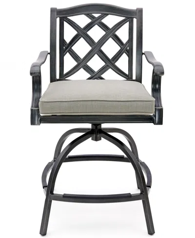 Agio Wythburn Outdoor Firepit Bar Height Bar Stool, Created For Macy's