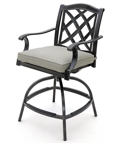 Agio Wythburn Outdoor Firepit Bar Height Bar Stool, Created For Macy's